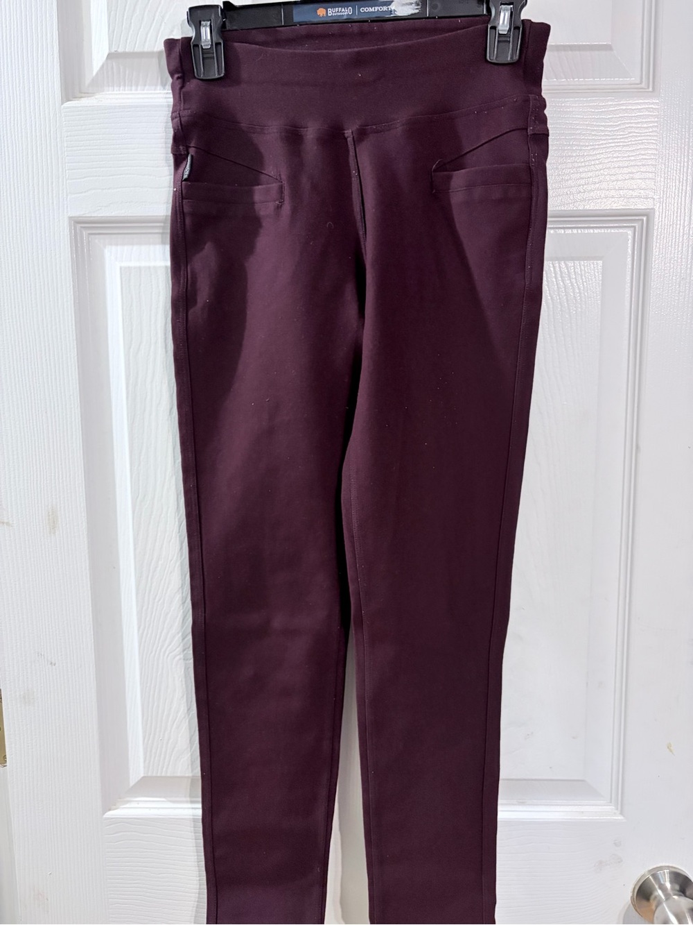 Fashion Nova Burgundy Wine Skinny Stretch Pants Women’s XL High Rise